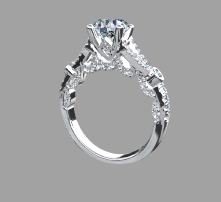 Women rings 961 | 3d print model