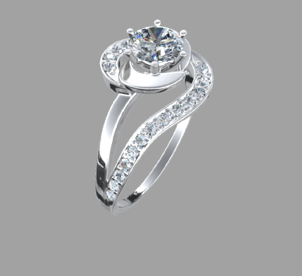 Women rings 968 | 3d print model