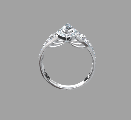 Women rings 971 | 3d print model