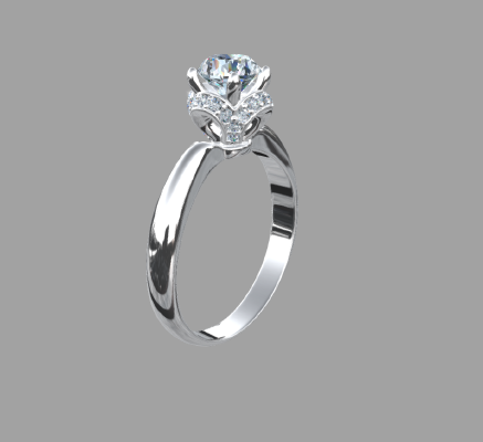 Women rings 972 | 3d print model