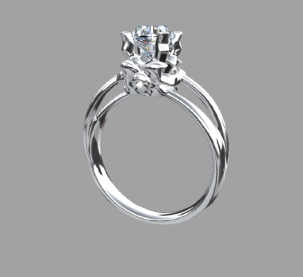 Women rings 973 | 3d print model