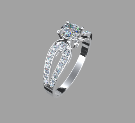 Women rings 983 | 3d print model