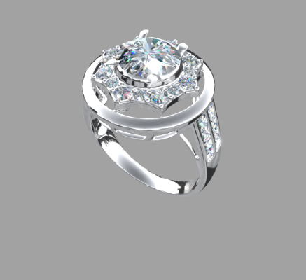 Women rings 988 | 3d print model