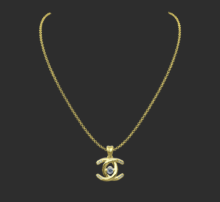 Pendant & Necklace 991 | 3d print model
