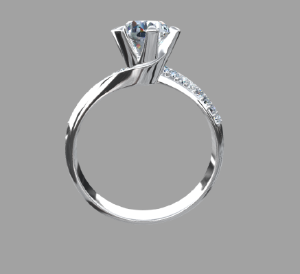 Women rings 996 | 3d print model