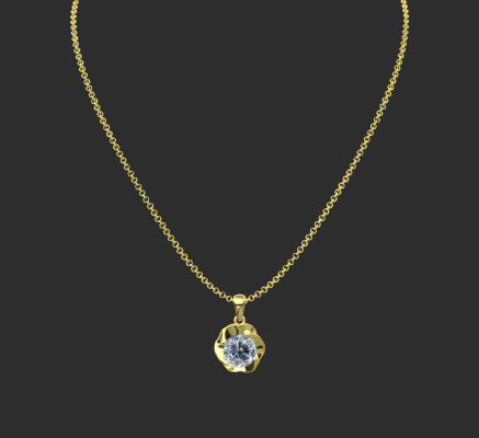 Pendant & Necklace 1010 | 3d print model