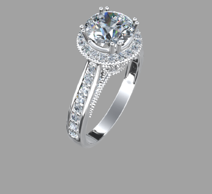 Women rings 1012 | 3d print model