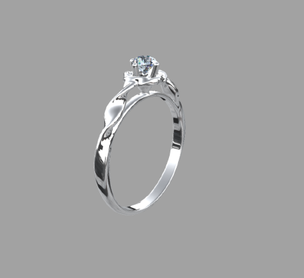 Women rings 1017 | 3d print model