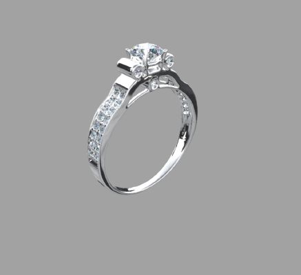 Women rings 1020 | 3d print model