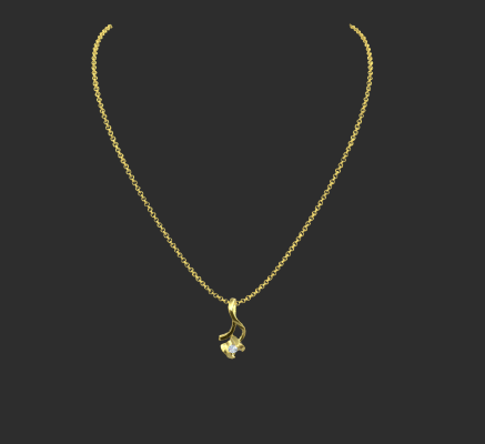 Pendant & Necklace 1024 | 3d print model
