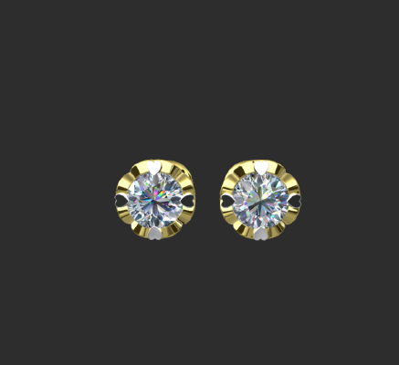 Earrings 1026 | 3d print model