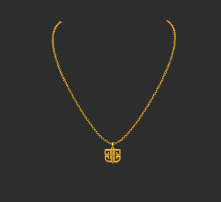 Pendant & Necklace 1027 | 3d print model