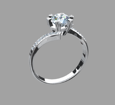Women rings 1029 | 3d print model