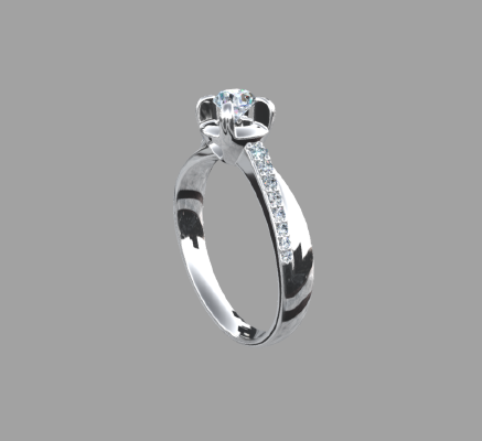 Women rings 1034 | 3d print model