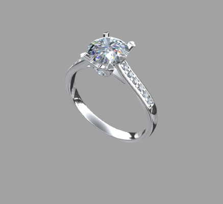 Women rings 1035 | 3d print model