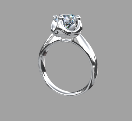 Women rings 1038 | 3d print model