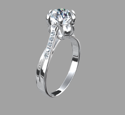 Women rings 1043 | 3d print model