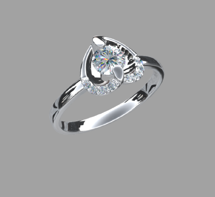 Women rings 1044 | 3d print model