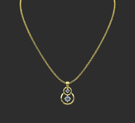 Pendant & Necklace 1048 | 3d print model