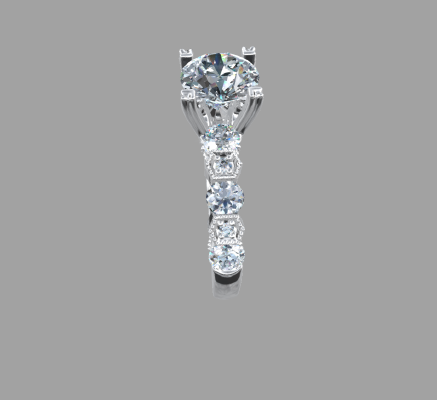 Women rings 1055 | 3d print model