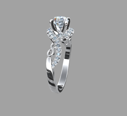 Women rings 1056 | 3d print model
