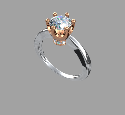 Women rings 1058 | 3d print model