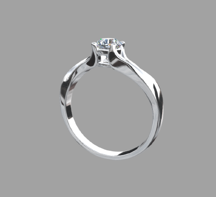 Women rings 1061 | 3d print model