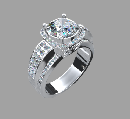 Women rings 1063 | 3d print model