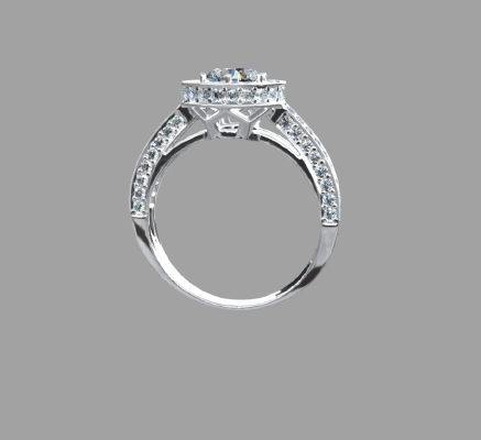 Women rings 1064 | 3d print model