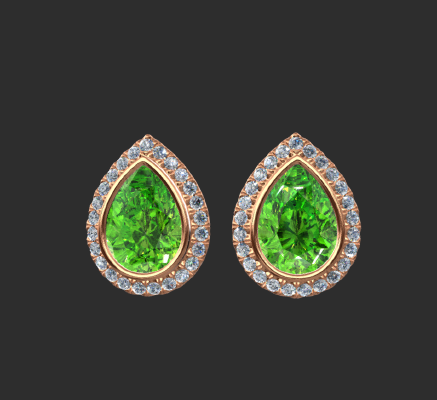 Earrings 1065 | 3d print model
