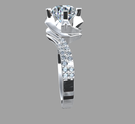 Women rings 1071 | 3d print model