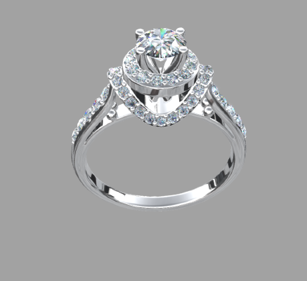 Women rings 1079 | 3d print model