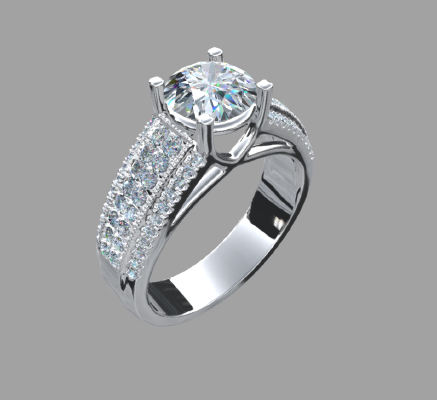 Women rings 1081 | 3d print model