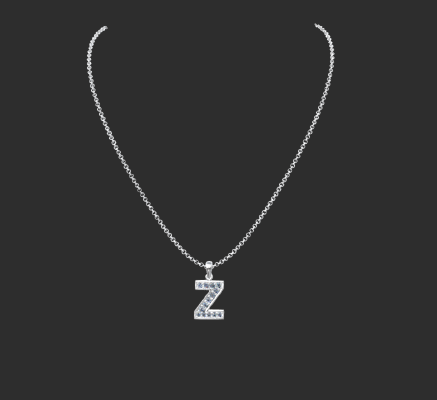 Pendant & Necklace 1084 | 3d print model
