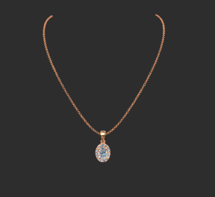 Pendant & Necklace 1088 | 3d print model