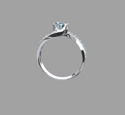 Women rings 1092 | 3d print model