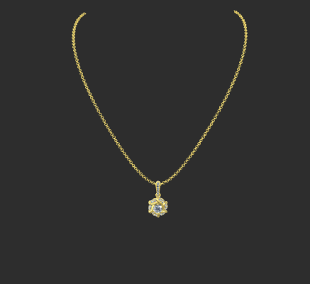 Pendant & Necklace 1094 | 3d print model