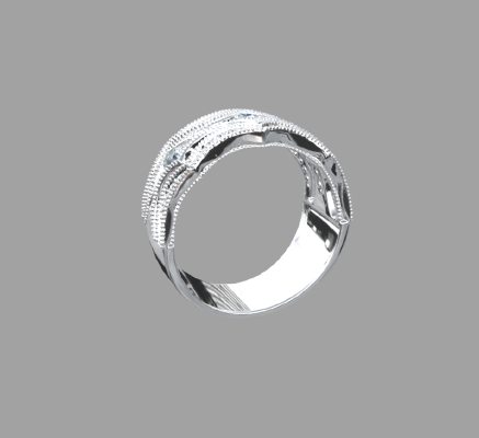 Women rings 1096 | 3d print model