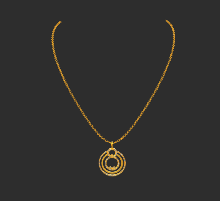 Pendant & Necklace 1105 | 3d print model