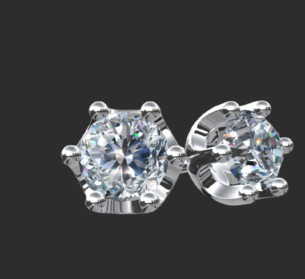 Earrings 1109 | 3d print model
