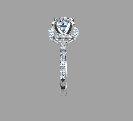 Women rings 1115 | 3d print model