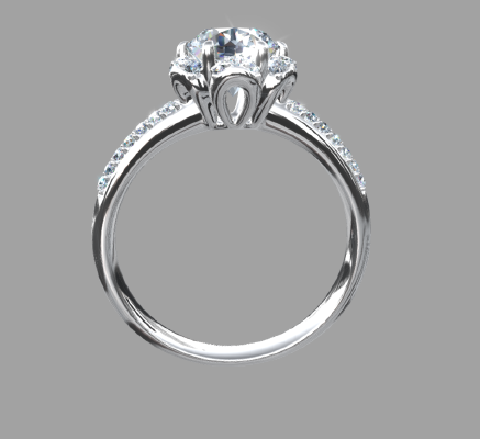 Women rings 1116 | 3d print model