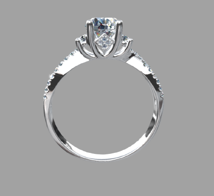 Women rings 1122 | 3d print model