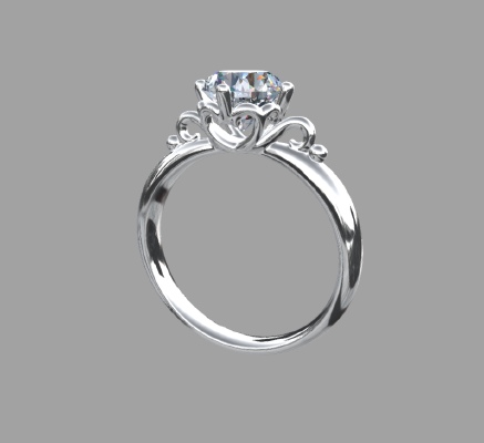 Women rings 1124 | 3d print model