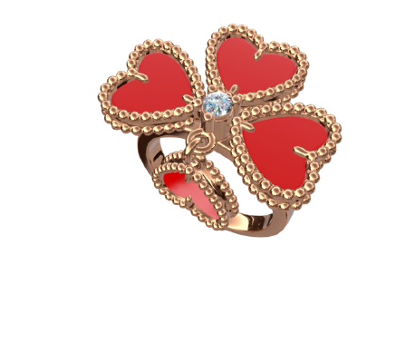 Fashion ring 1131 | 3d print model