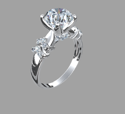 Women rings 1135 | 3d print model
