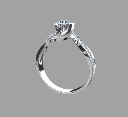 Women rings 1139 | 3d print model