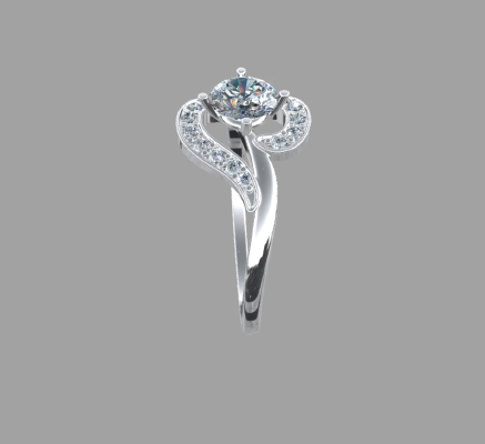 Women rings 1148 | 3d print model