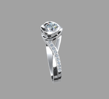 Women rings 1157 | 3d print model