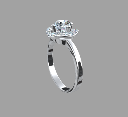 Women rings 1163 | 3d print model